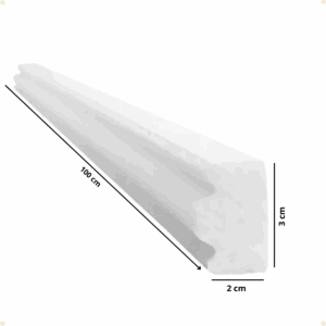 Moldura de parede Boiserie  - Medidas: 2 x 3 x 100 cm