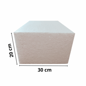 Moldura Externa Bloco EPS 30 x 20 cm | Fachada, Viga, Coluna, Beiral | 1 metro