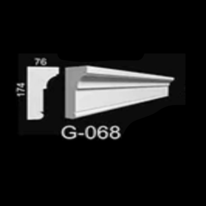 Moldura externa | fachada - EPS - Modelo G068
